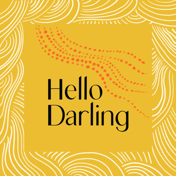 Maturi Hello Darling Mustard Wayfair.co.uk